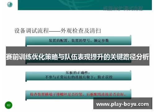 赛前训练优化策略与队伍表现提升的关键路径分析